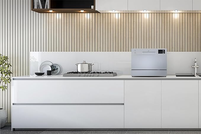 SPT SD-2225DSA Energy Star Countertop Dishwasher with Delay Start & LED – Silver