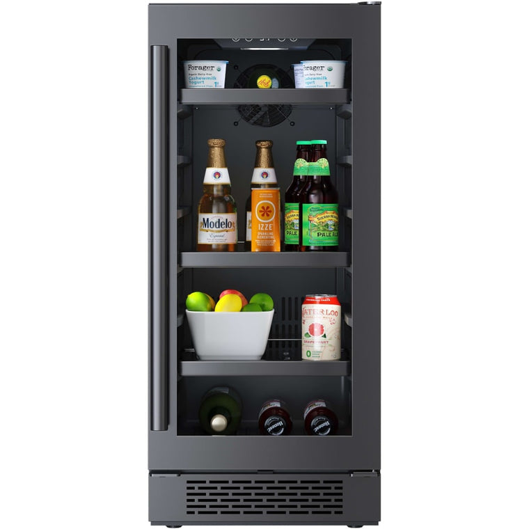 Avallon 15 Inch Wide 83 Can Capacity Undercounter Beverage Cooler - ABR152BLSS