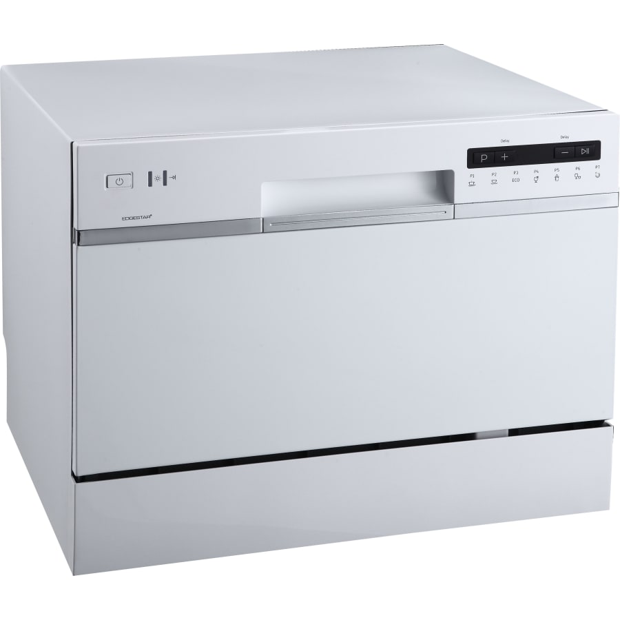 EdgeStar 21-5/8 Inch Wide 6 Place Setting Countertop Dishwasher - DWP63WH