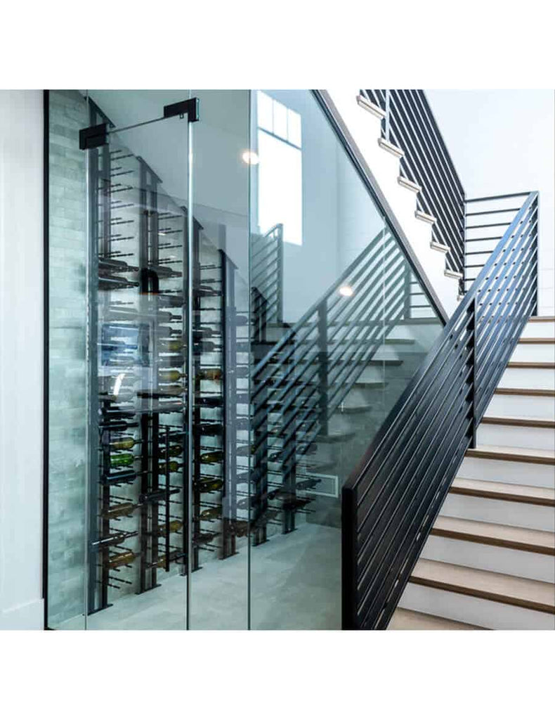 Ultra Wine Racks Floor-To-Ceiling Mounted Wine Rack Display — 1-Sided (42 Bottles)