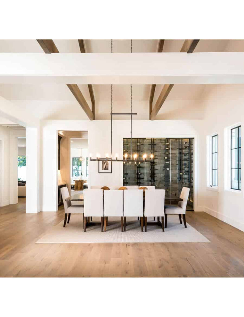 Ultra Wine Racks Floor-To-Ceiling Mounted Wine Rack Display — 1-Sided (63 Bottles)