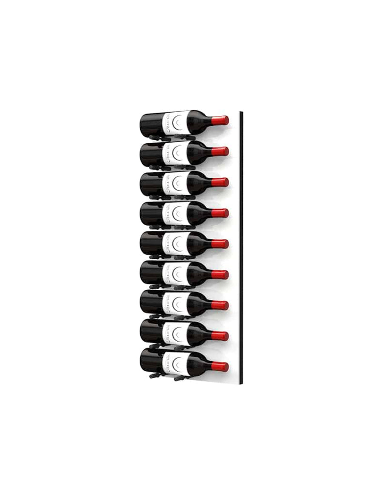 Ultra Wine Racks Fusion HZ Label-Out Wine Wall White Acrylic (3 Foot) - Single Depth