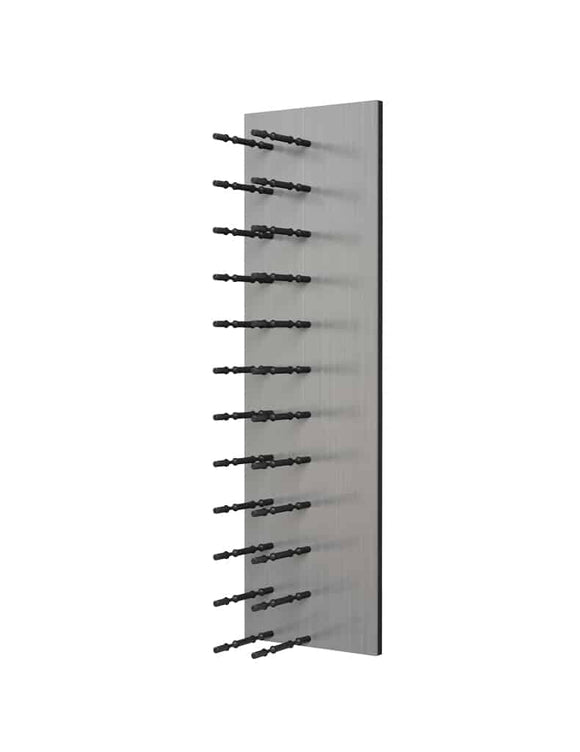 Ultra Wine Racks Fusion HZ Label Out Wine Wall Alumasteel (4 Foot) Double Depth