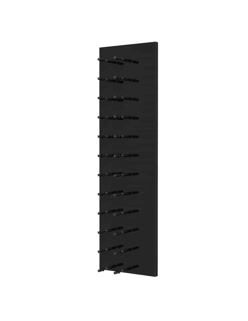 Ultra Wine Racks Fusion HZ Label-Out Wine Wall Black Acrylic (4 Foot) Single Depth
