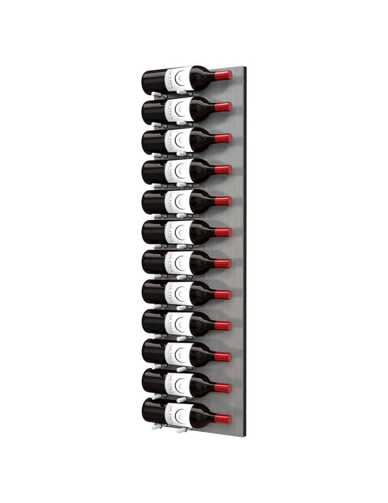 Ultra Wine Racks Fusion HZ Label Out Wine Wall Alumasteel (4 Foot) - Single Depth