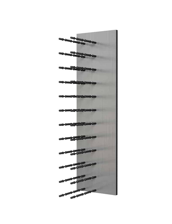 Ultra Wine Racks Fusion HZ Label Out Wine Wall Alumasteel (4 Foot) Triple Depth