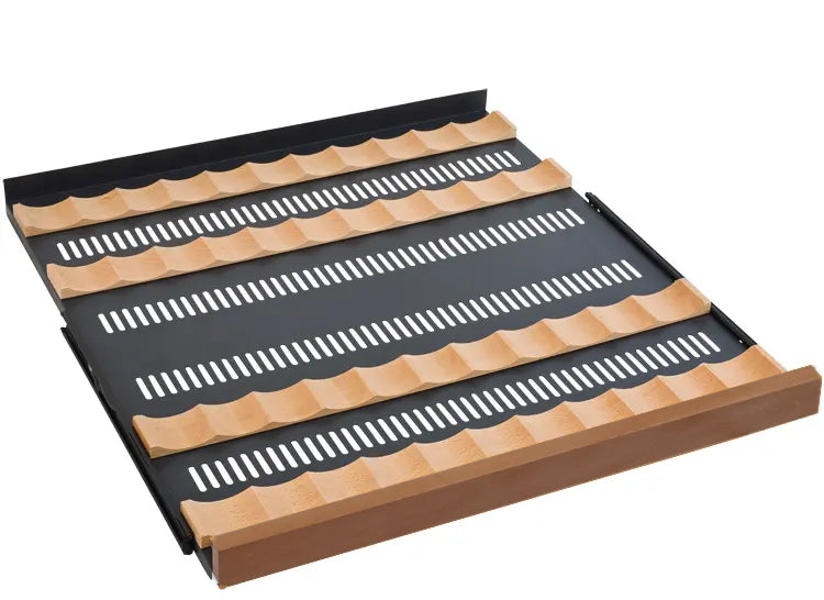 Allavino Reserva Series 119 Bottle 55" Semi Tall Dual Zone Right Hinge Black Metal Wine Refrigerator - VSW11955D-2BR