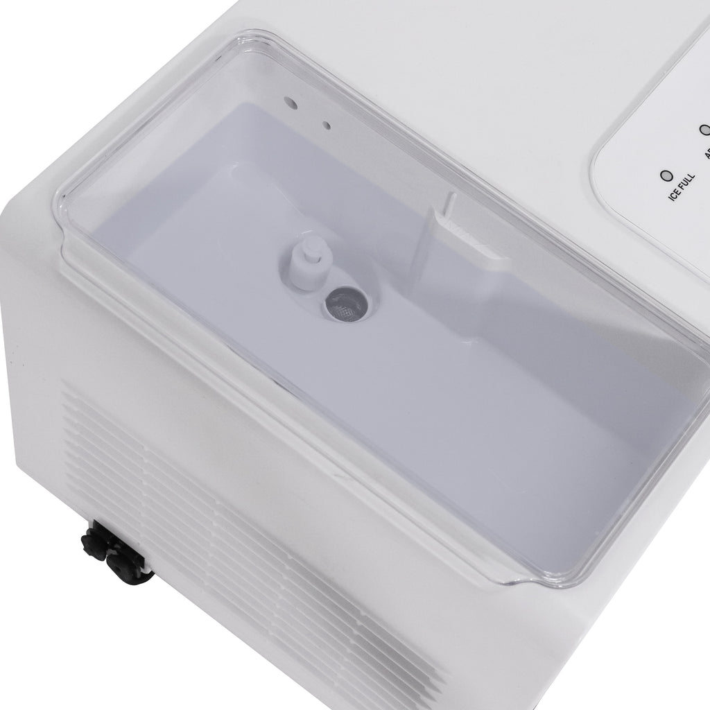 Whynter IBX-388WS SonicSnö Countertop Nugget Ice Maker 40lbs/24hrs with Removable Ice Drawer, Chewable Pebble/Sonic Type Ice in Silver and White Stainless Steel Finish