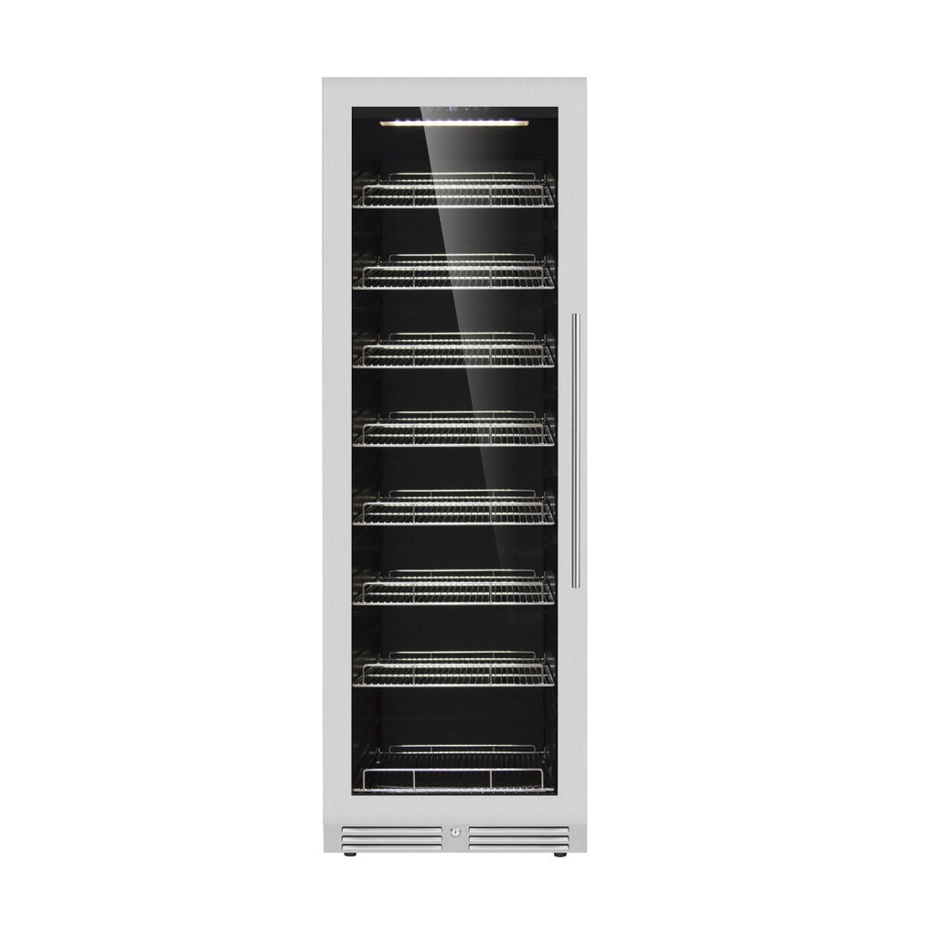 KingsBottle Large Beverage Refrigerator With Low-E Glass Door - KBU425BX
