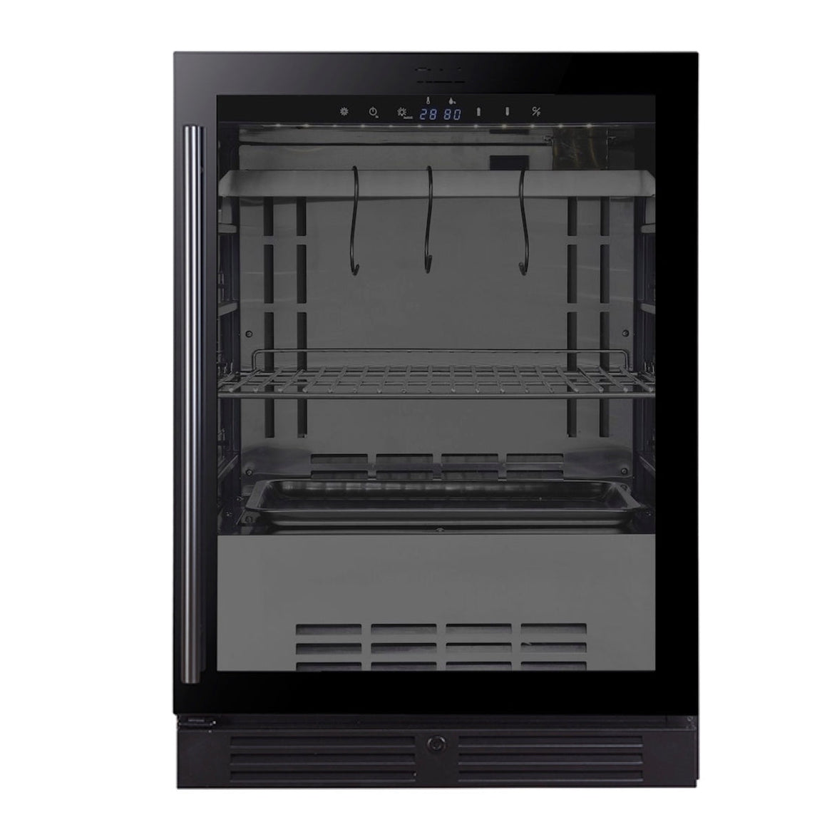 KingsBottle 24 Inch Glass Door Under Counter Steak Ager Fridge - KB50SA