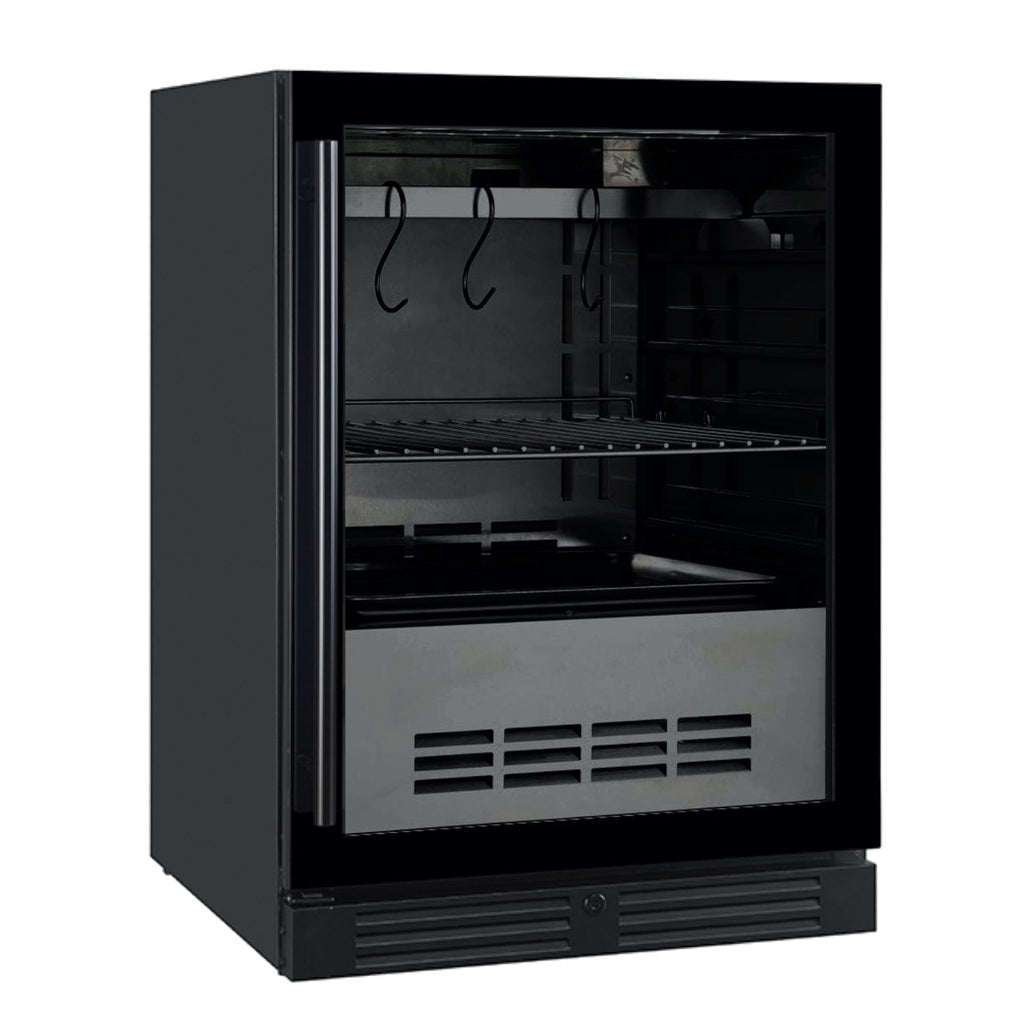 KingsBottle 24 Inch Glass Door Under Counter Steak Ager Fridge - KB50SA