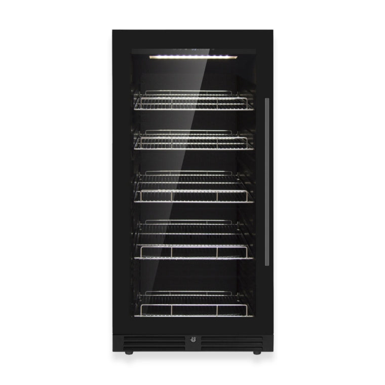 KingsBottle 389 Cans Capacity Upright Beverage Refrigerator With Low-E Glass Door - KBU265BX-FG