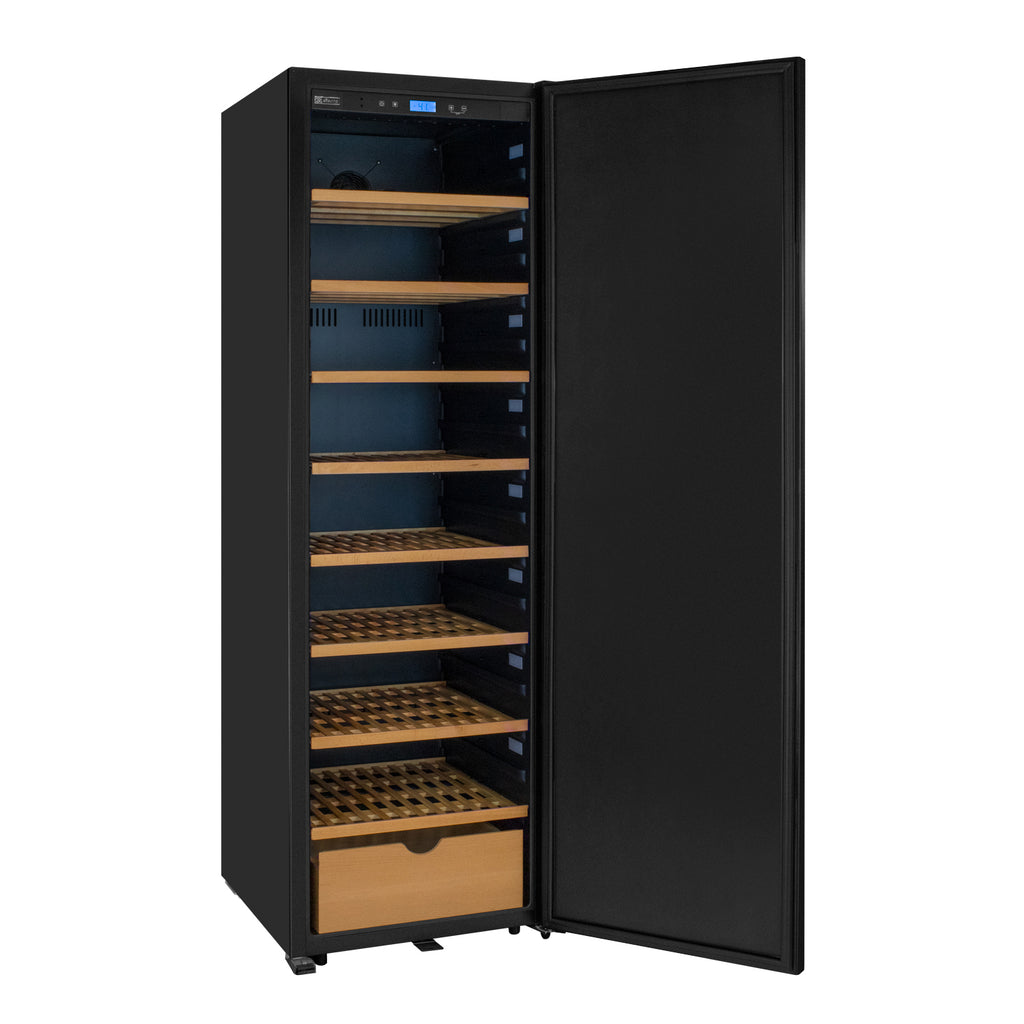 Allavino 185 Bottle Single Zone Wine Vault with Solid Black Right Hinge Door - KWR-8185-1SDR