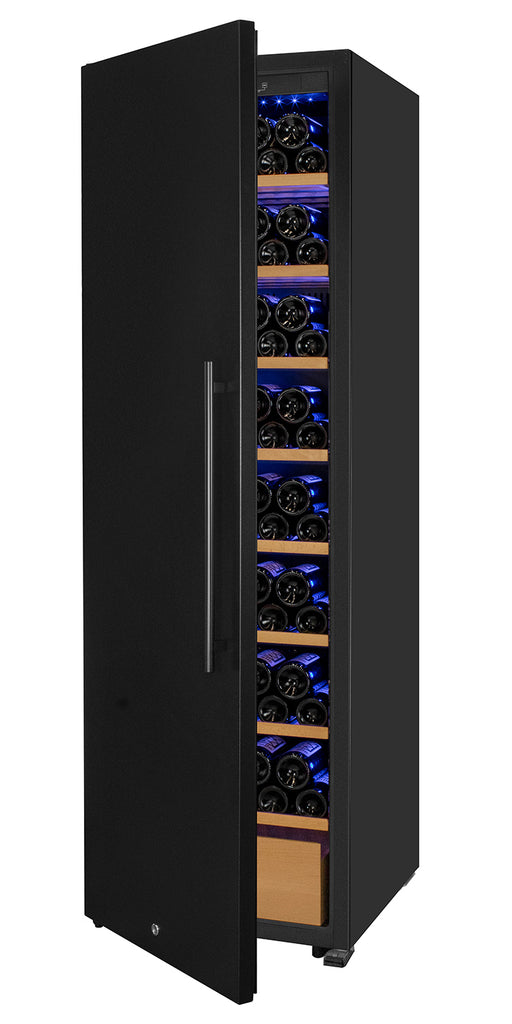 Allavino 185 Bottle Single Zone Wine Vault with Solid Black Left Hinge Door - KWR-8185-1SDL