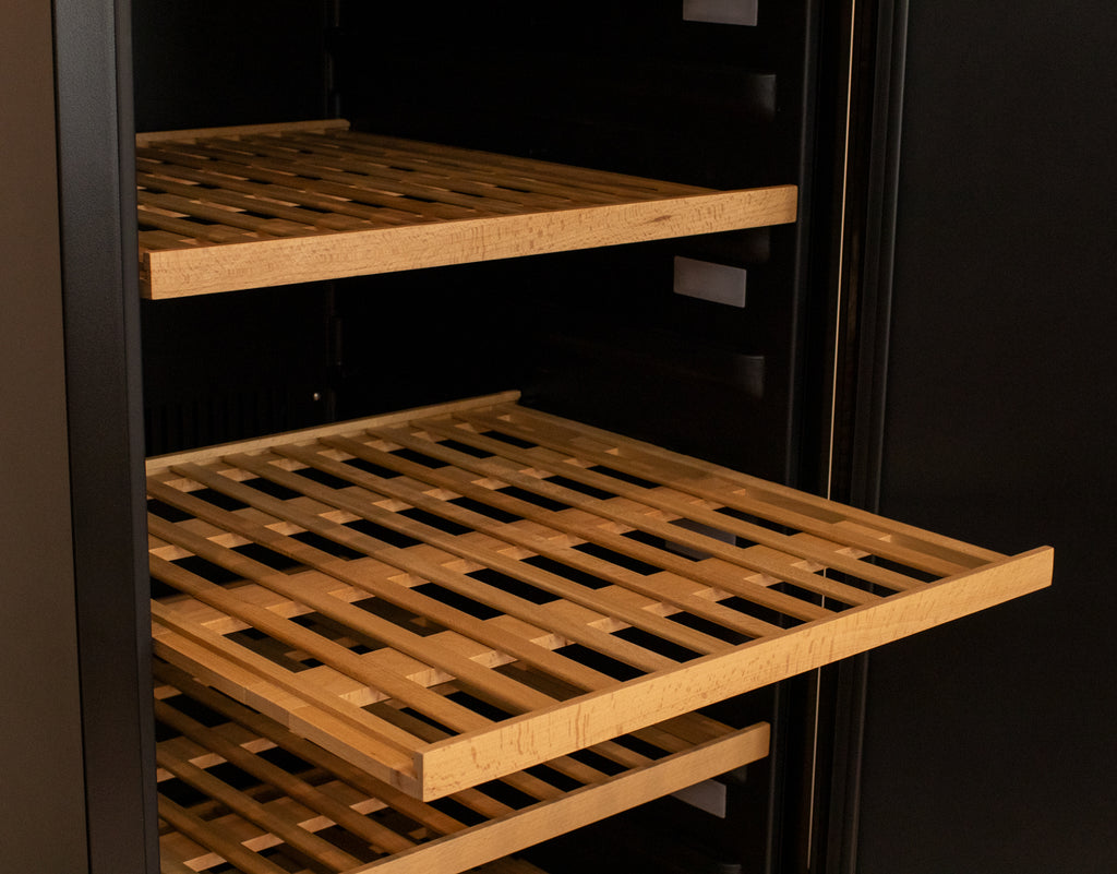 Allavino 185 Bottle Single Zone Wine Vault with Solid Black Left Hinge Door - KWR-8185-1SDL