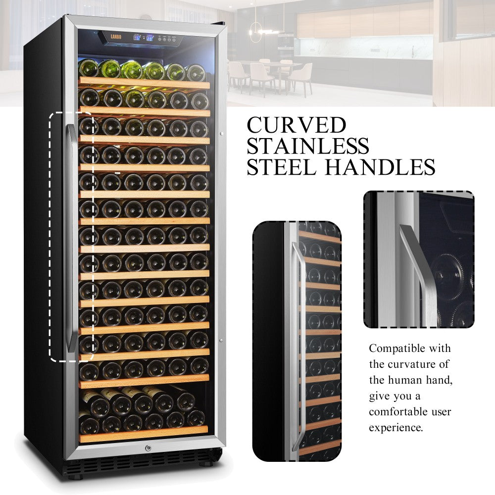 Lanbo 149 Bottle Single Zone Wine Cooler - LW155S