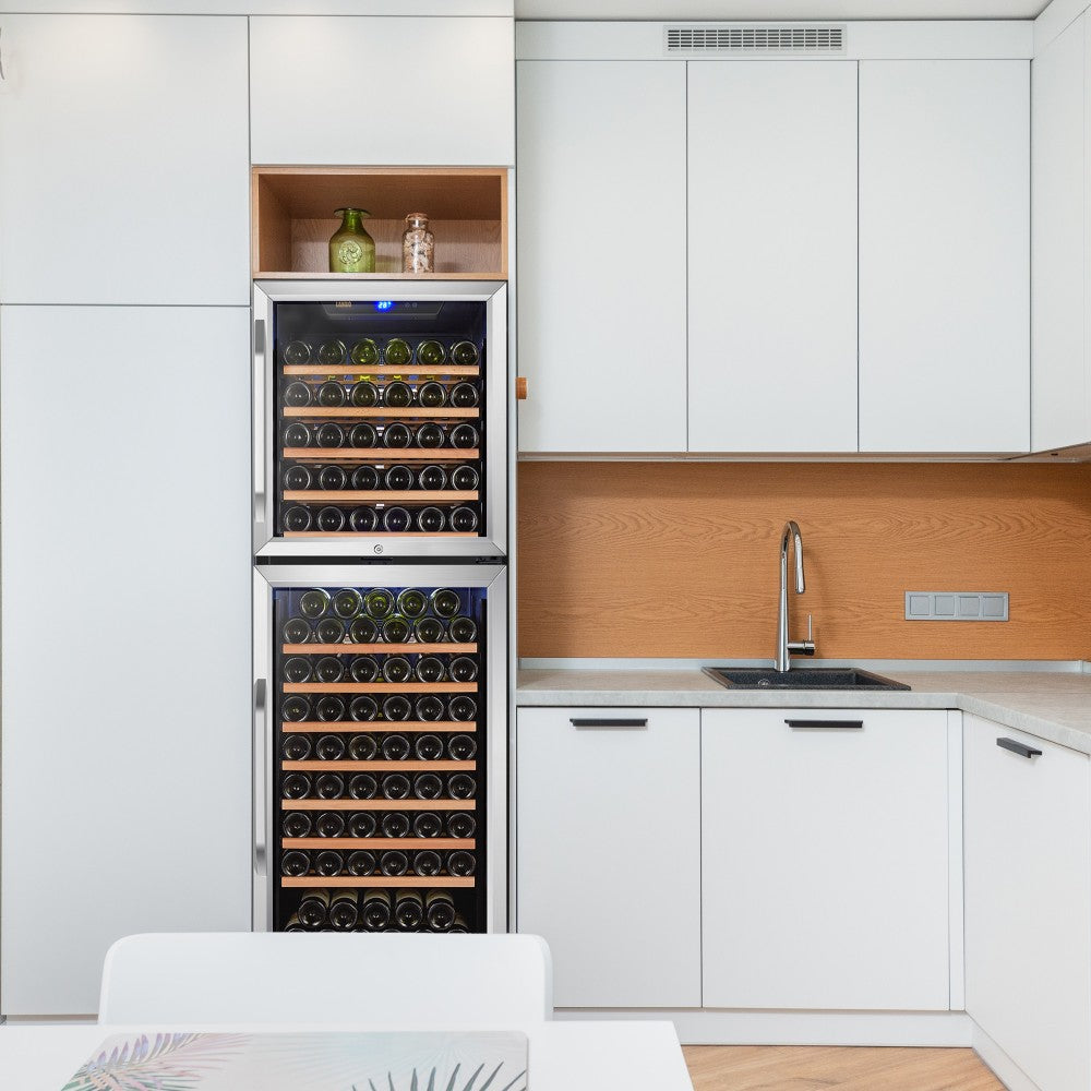 Lanbo Dual Door Dual Zone Wine Cooler - LW162DD