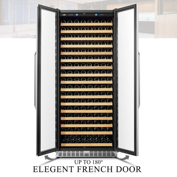 Lanbo Luxury 289 Bottles Dual Door Wine Cooler - LW328SD
