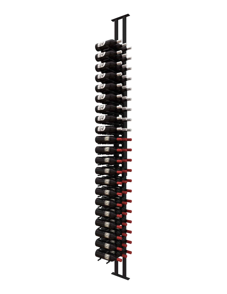 Ultra Wine Racks Floor-To-Ceiling Mounted Wine Rack Display — 1-Sided (63 Bottles)
