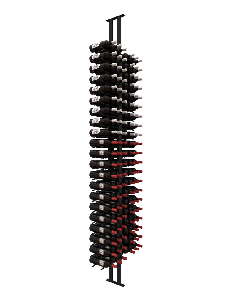 Ultra Wine Racks Floor-To-Ceiling Mounted Wine Rack Display — 2-Sided (126 Bottles)