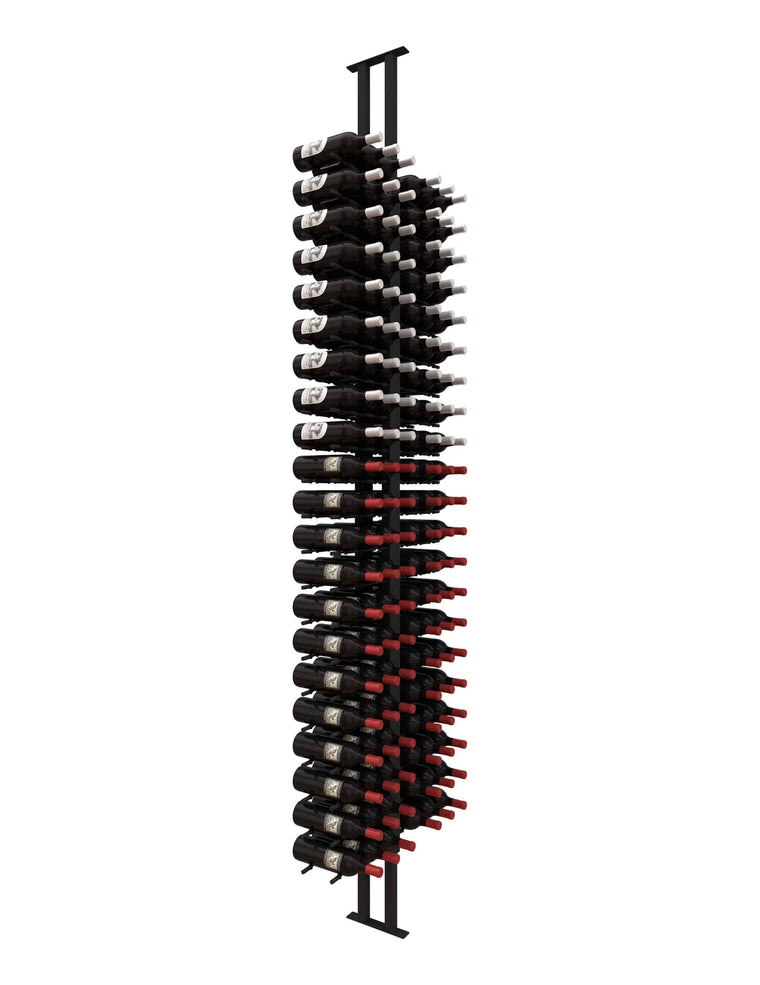 Ultra Wine Racks Floor-To-Ceiling Mounted Wine Rack Display — 2-Sided (126 Bottles)