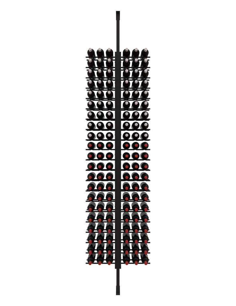 Ultra Wine Racks Floor-To-Ceiling Mounted Wine Rack Display — 2-Sided (126 Bottles)