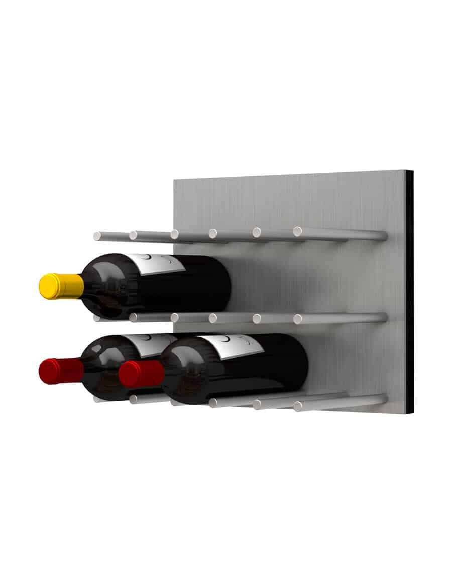 Ultra Wine Racks Fusion Panel Wine Rack—Alumasteel (9 Bottles)