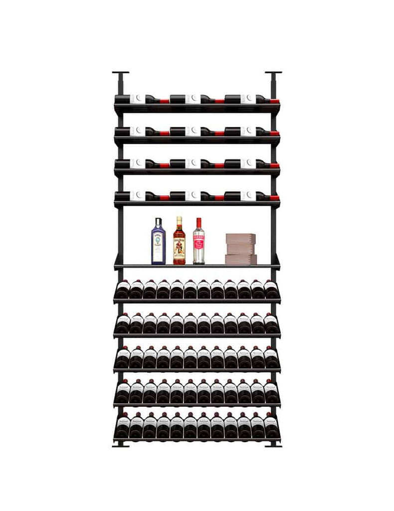 Ultra Wine Racks Showcase Featured Centerpiece Kit (90 Bottles) Double