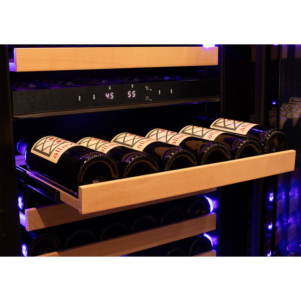 Allavino 101 Bottle Dual Zone Panel Ready Wine Refrigerator - VCWR-101PRD-2R