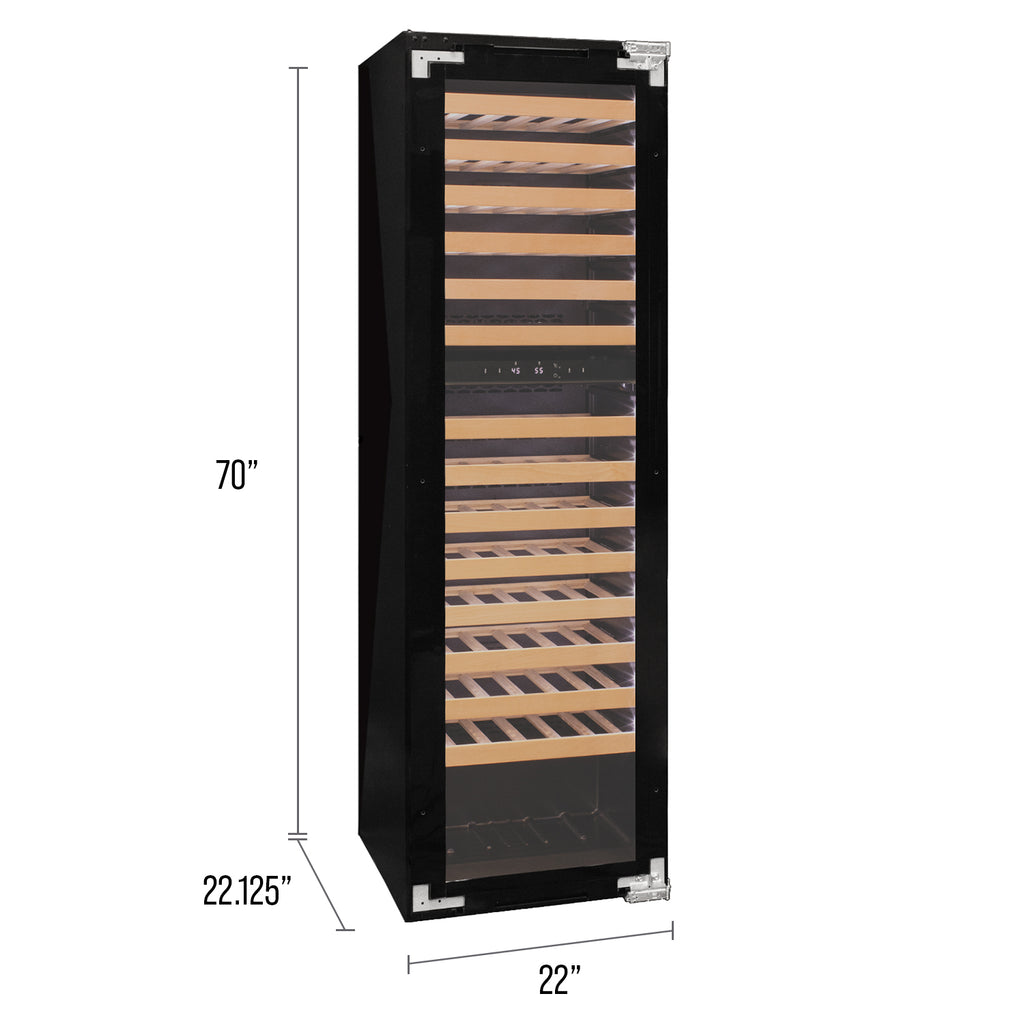 Allavino 101 Bottle Dual Zone Panel Ready Wine Refrigerator - VCWR-101PRD-2R