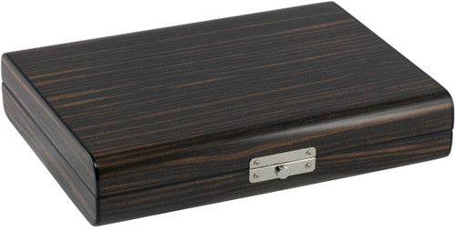 Visol Ebony Wood Travel Cigar Humidor with Humidifier - Wine Cooler City