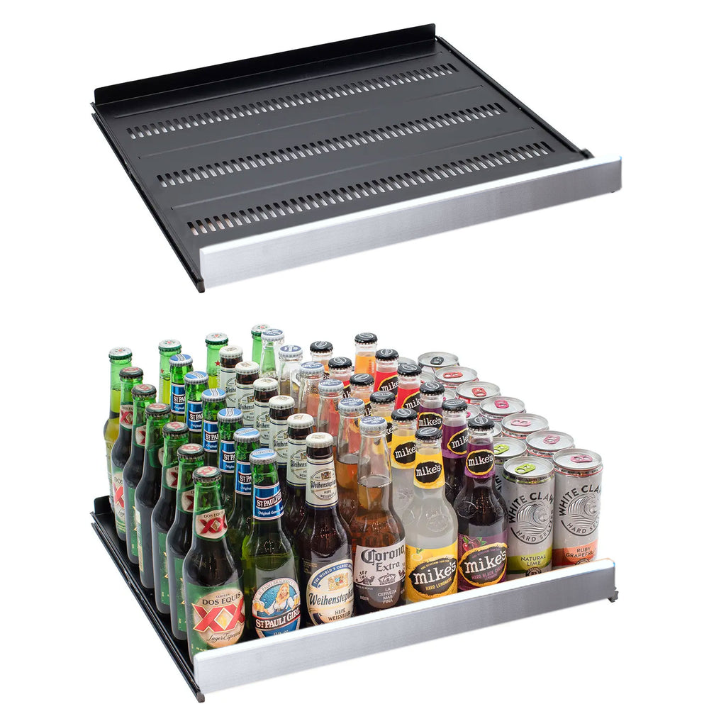 Kegco 24" Wide Reserva Series Stainless Steel Left Hinge Beverage Center - VSBC-24LSL