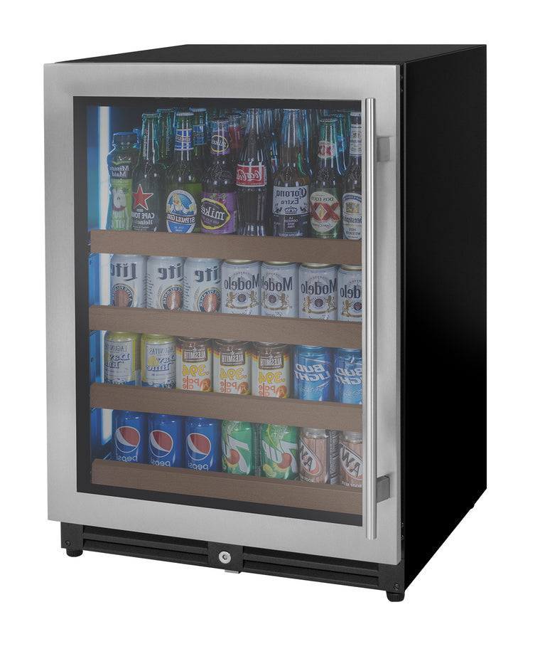 Allavino 24" Wide Reserva Series Stainless Steel Left Hinge Beverage Center - VSBC24L-SSL