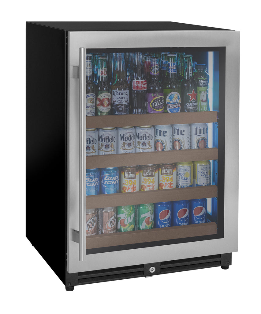 Allavino 24" Wide Reserva Series Stainless Steel Right Hinge Beverage Center - VSBC24L-SSR