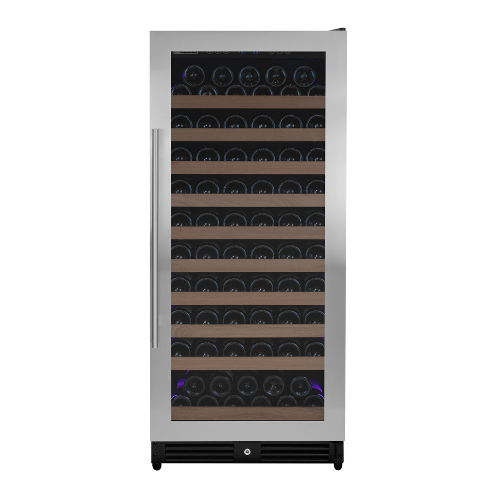 Allavino 119 Bottle 55" Tall Single Zone Right Hinge Stainless Steel Wine Refrigerator - VSW11955S-1SR