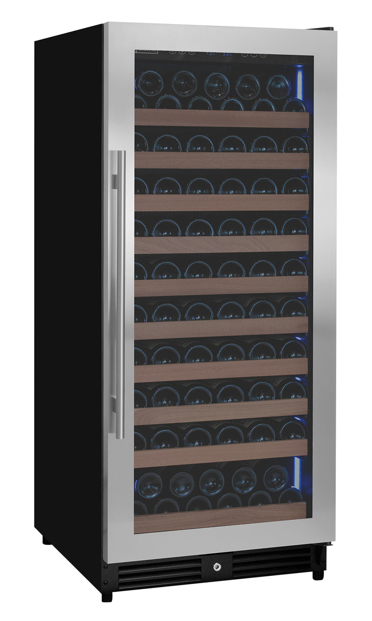 Allavino 119 Bottle 55" Tall Single Zone Right Hinge Stainless Steel Wine Refrigerator - VSW11955S-1SR