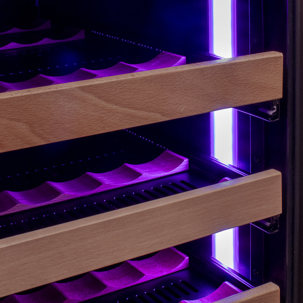 Allavino Reserva Series - 51 Bottle Single Zone Built-in Luxury Wine Refrigerator with Panel Ready Overlay Door - Right Hinge - VSW5134S-1PRR