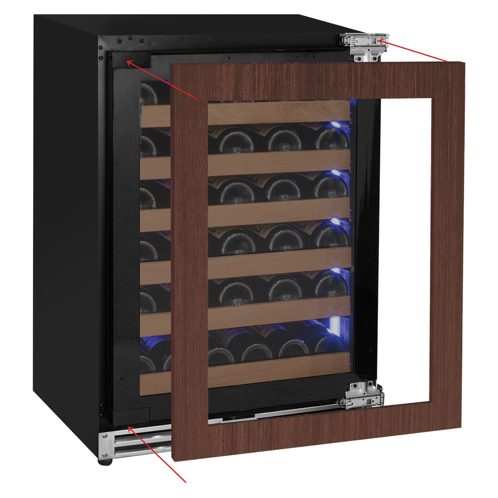 Allavino Reserva Series - 51 Bottle Single Zone Built-in Luxury Wine Refrigerator with Panel Ready Overlay Door - Right Hinge - VSW5134S-1PRR