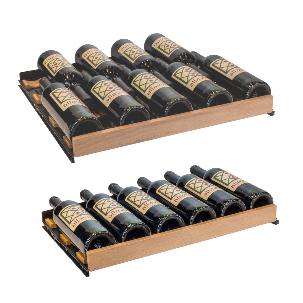 Allavino Reserva Series - 51 Bottle Single Zone Built-in Luxury Wine Refrigerator with Panel Ready Overlay Door - Right Hinge - VSW5134S-1PRR