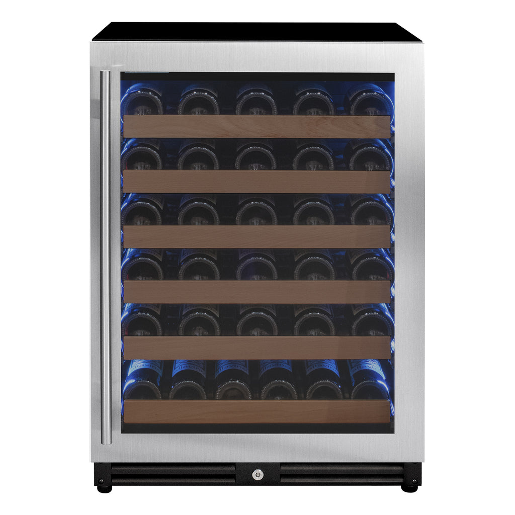 Allavino Reserva Series 51 Bottle Single Zone Built-in Luxury Wine Refrigerator with Stainless Steel Door - Right Hinge - VSW5134S-1SR