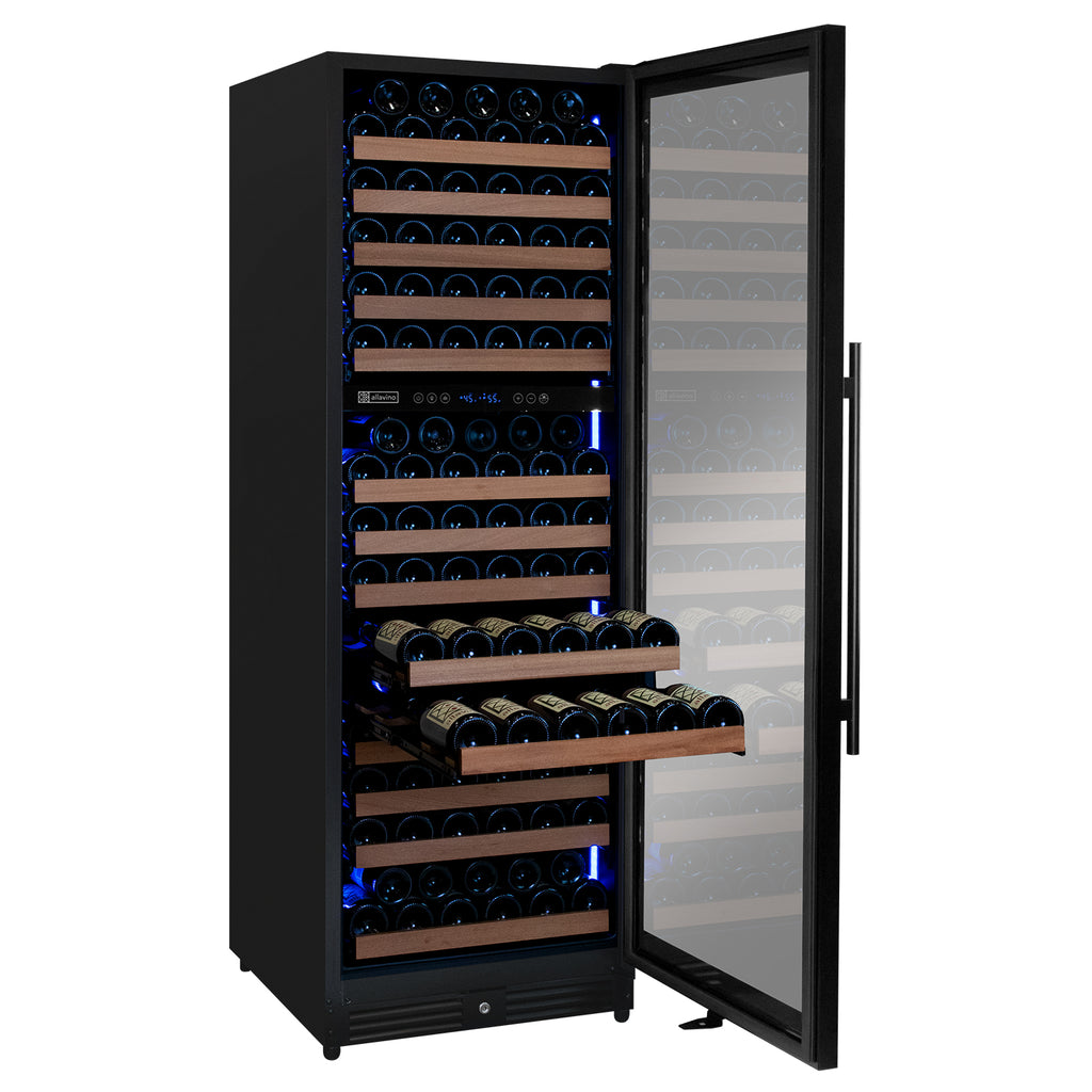 Allavino Reserva Series 172 Bottle Dual Zone Built-in Wine Refrigerator with Stainless Steel Door - Left Hinge - VSW71LD-2SL - Wine Cooler City
