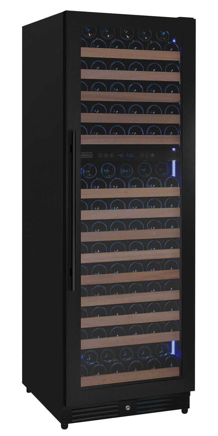 Allavino Reserva Series 172 Bottle Dual Zone Built-in Wine Refrigerator with Stainless Steel Door - Left Hinge - VSW71LD-2SL - Wine Cooler City
