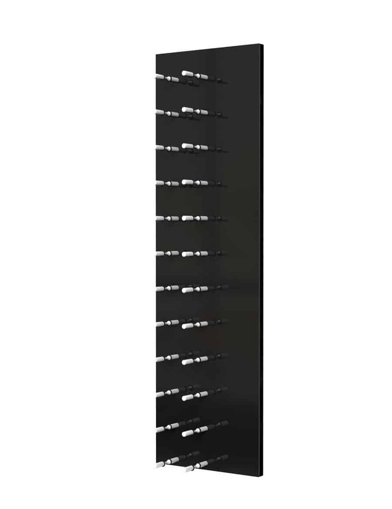 Ultra Wine Racks Fusion HZ Label-Out Wine Wall Black Acrylic (4 Foot) Single Depth