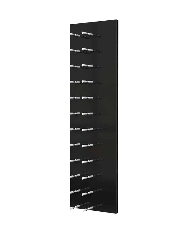 Ultra Wine Racks Fusion HZ Label-Out Wine Wall Black Acrylic (4 Foot) Single Depth