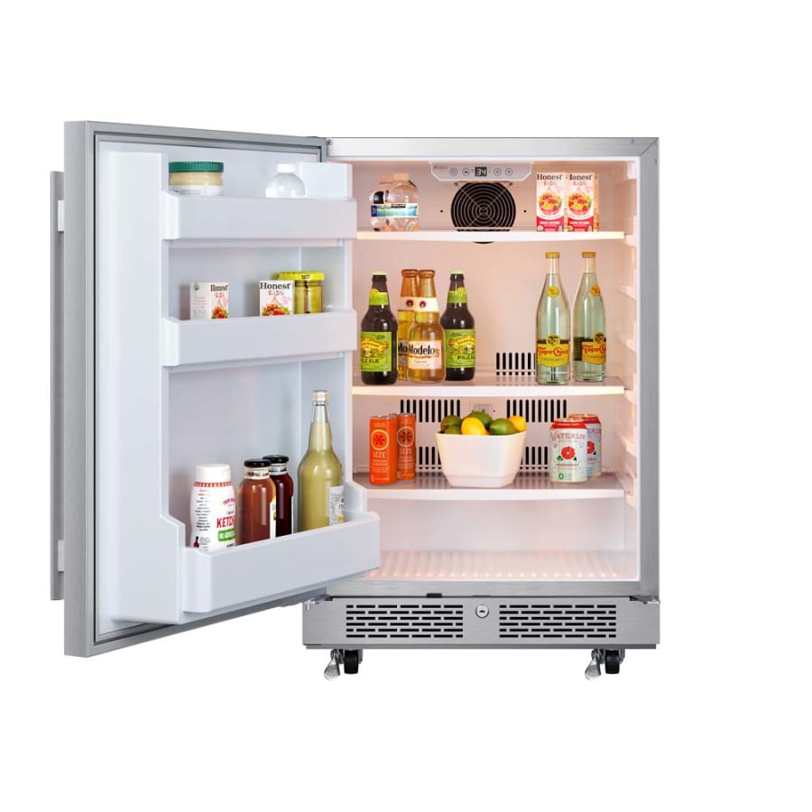 Avallon 48 Inch Wide 11.32 Cu. Ft. Outdoor Side by Side Refrigerator with Door Locks - AFR242ODSS