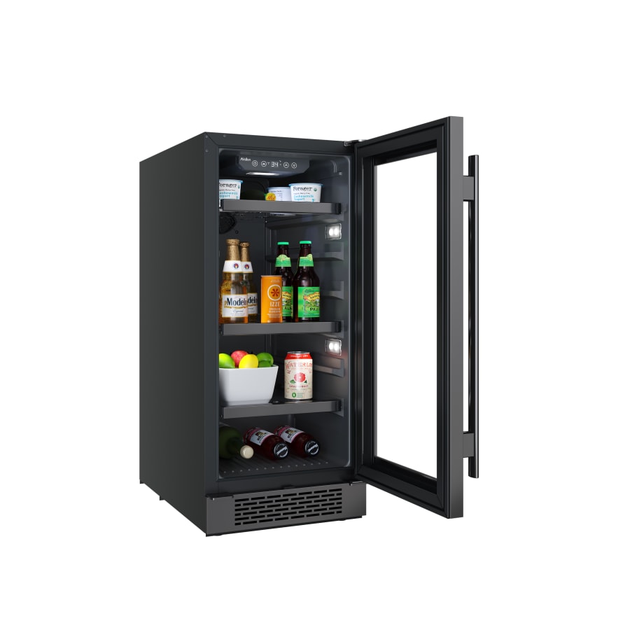 Avallon 15 Inch Wide 83 Can Capacity Undercounter Beverage Cooler - ABR152BLSS