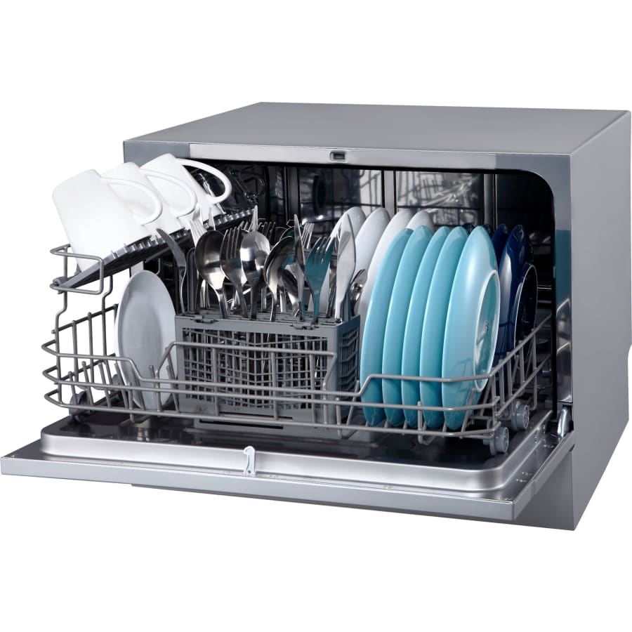 EdgeStar 21-5/8 Inch Wide 6 Place Setting Countertop Dishwasher - DWP63SV