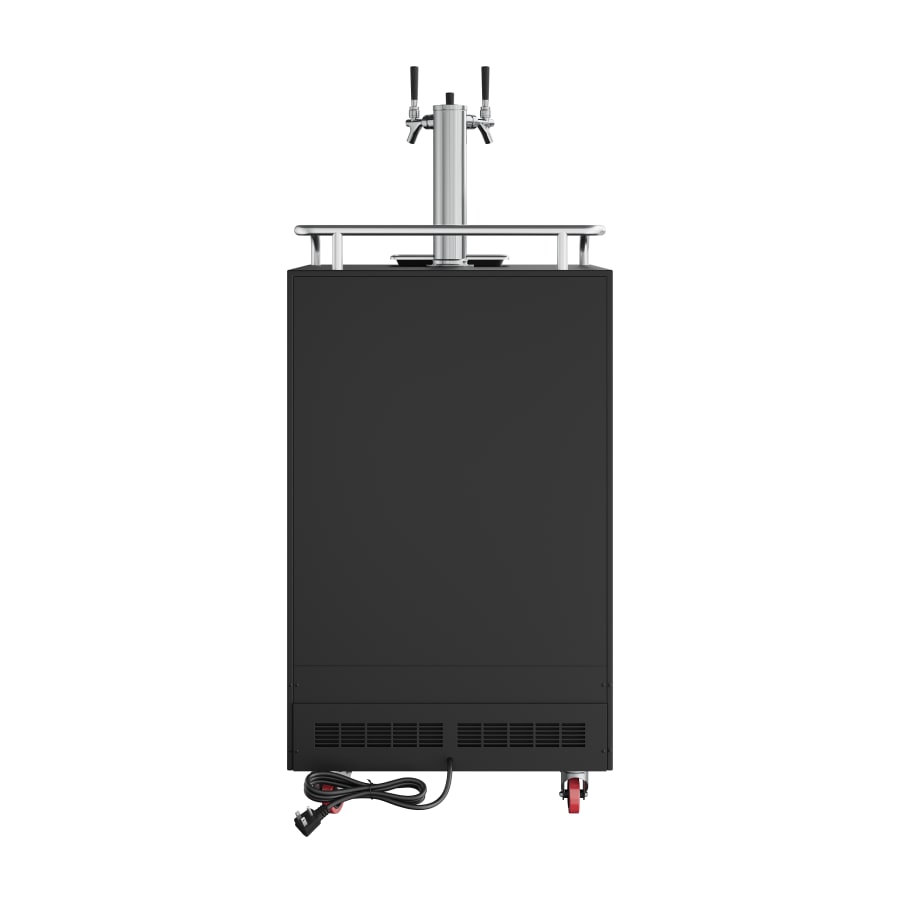 EdgeStar 24 Inch Wide Triple Tap Kegerator for Full Size Kegs with Electronic Control Panel - KC7000BBLTRIP