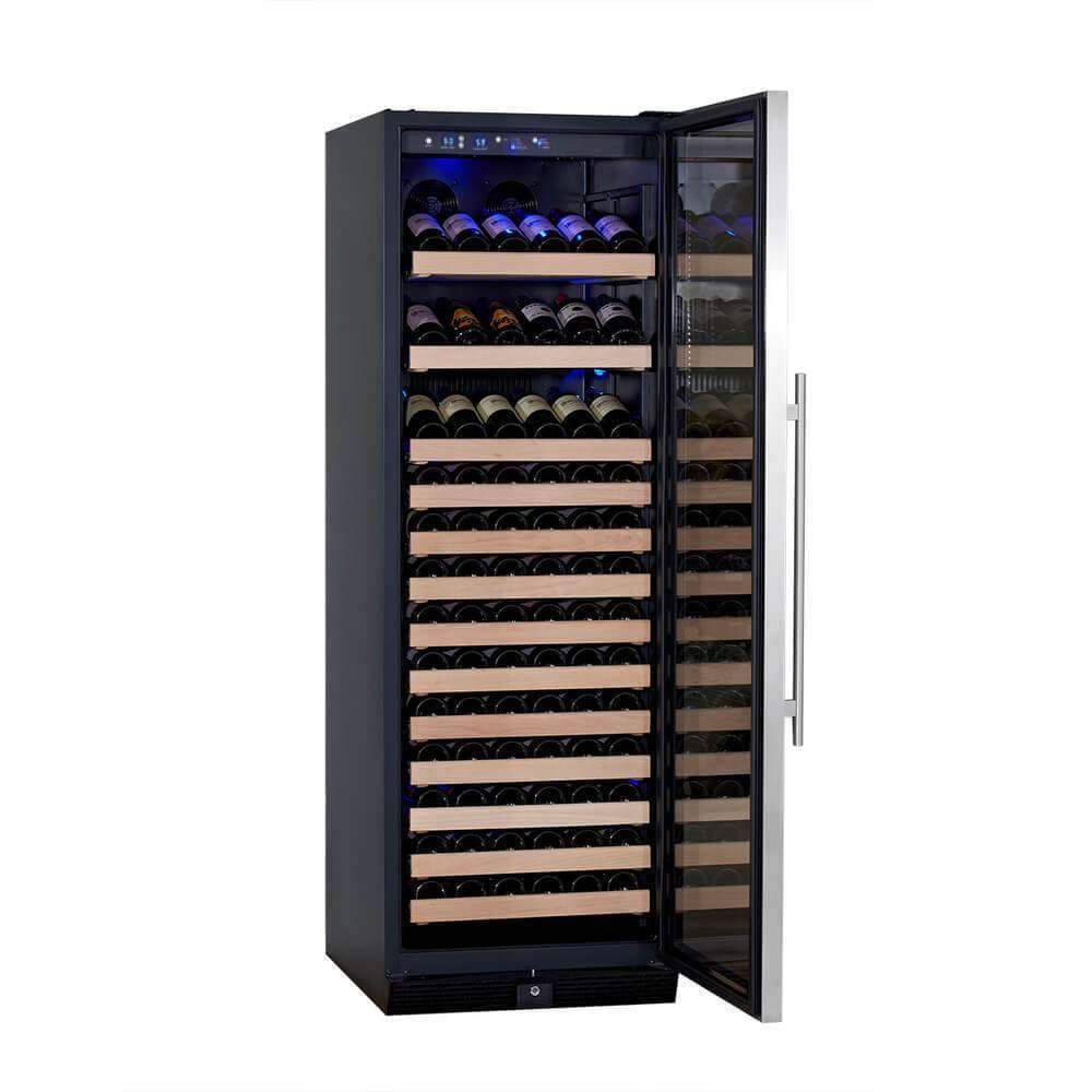 KingsBottle 166 Bottle Large Wine Cooler Refrigerator Drinks Cabinet - KBU170WX