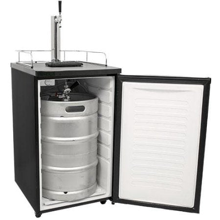 Edgestar 20 Inch Wide Kegerator and Keg Beer Cooler for Full Size Kegs - KC2000 - Black - Wine Cooler City
